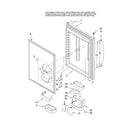 Amana ABR2533FES12 refrigerator door parts diagram
