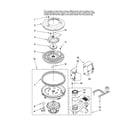 Amana ADB1500AWQ0 pump and motor parts diagram