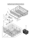 Upper and lower rack parts