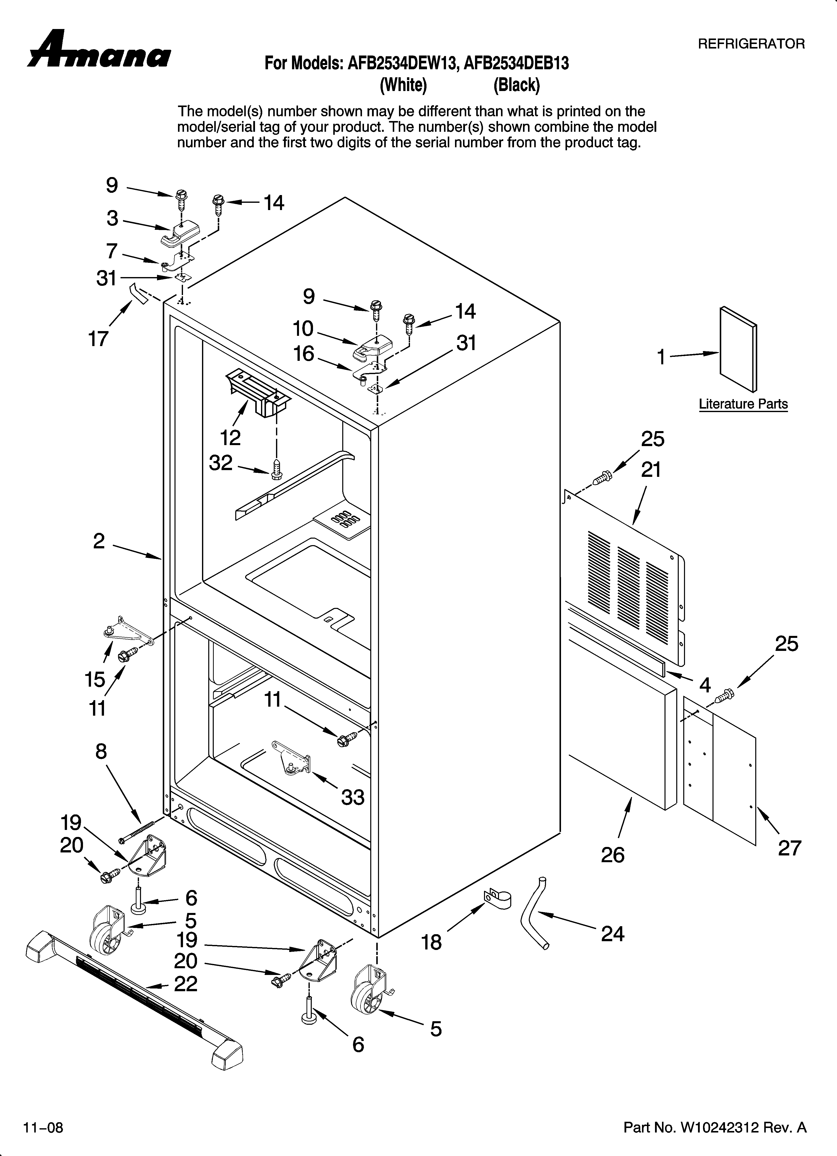 CABINET PARTS