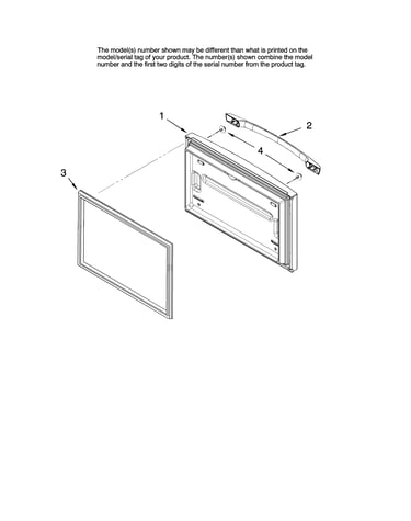Freezer door parts