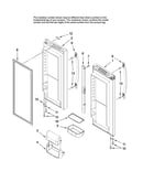 Refrigerator door parts