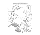 Maytag G37025PEAW10 shelf parts diagram