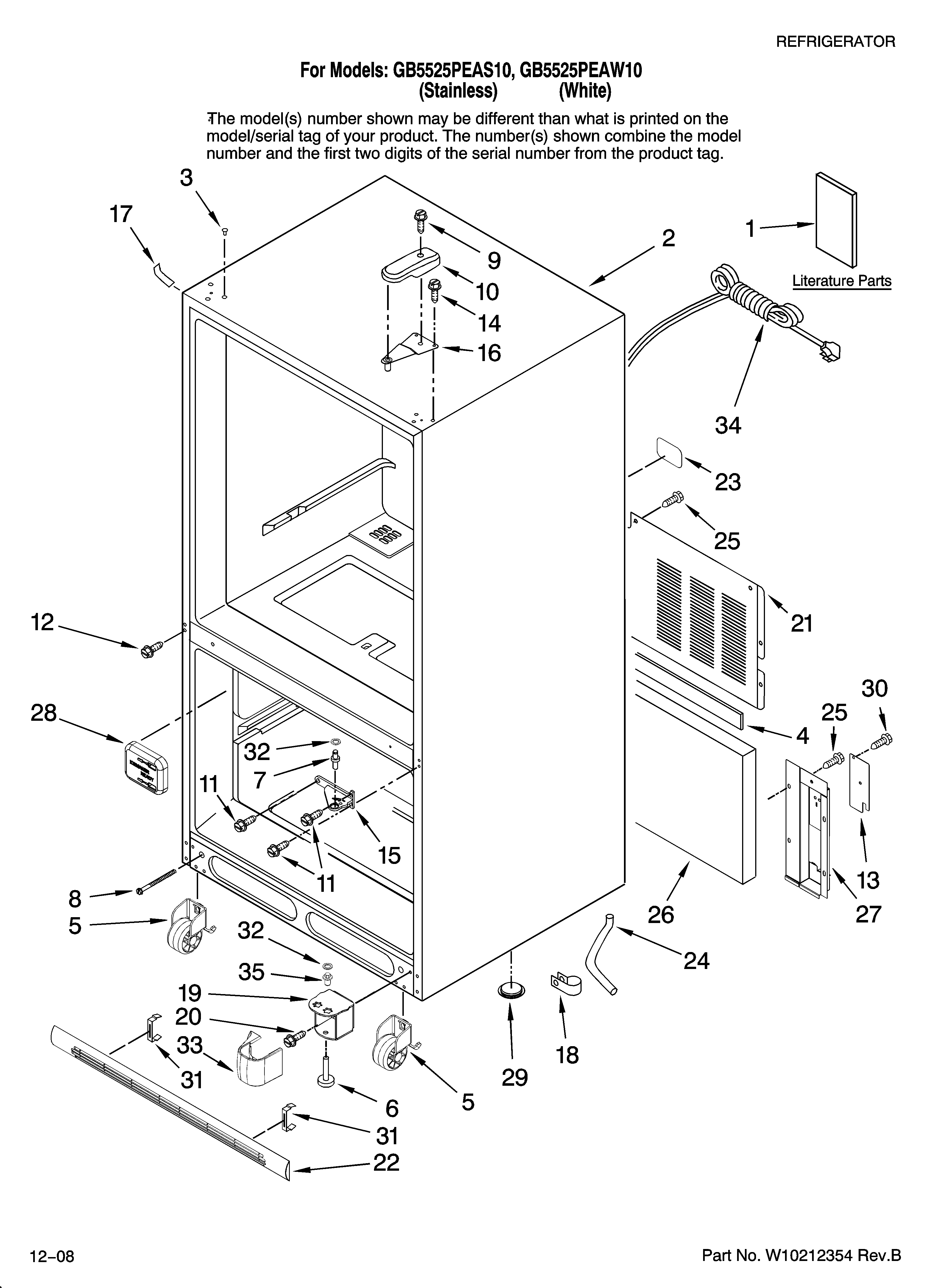 Cabinet parts
