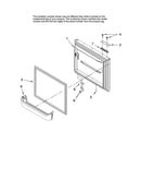 Freezer door parts
