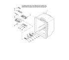 Maytag GB5525PEAW10 refrigerator liner parts diagram