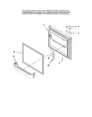 Freezer door parts