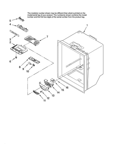 Refrigerator liner parts