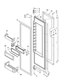 Refrigerator door parts