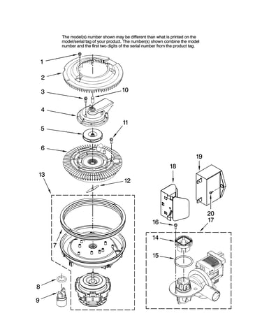 Pump and motor parts
