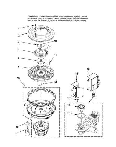 Pump and motor parts