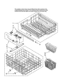 Upper and lower rack parts