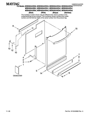 Door and panel parts