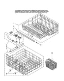Upper and lower rack parts
