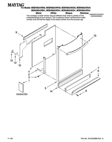 Door and panel parts