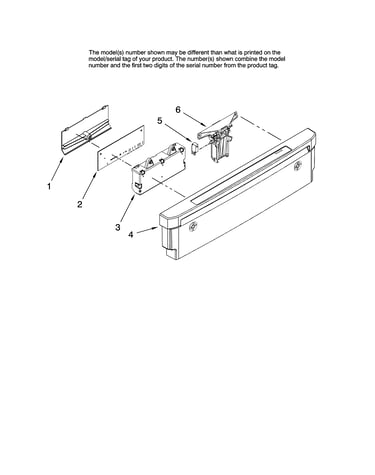Control panel parts