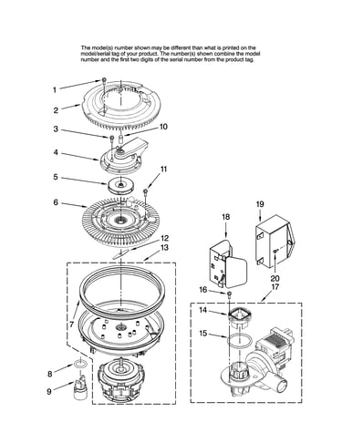 Pump and motor parts