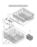 Upper and lower rack parts