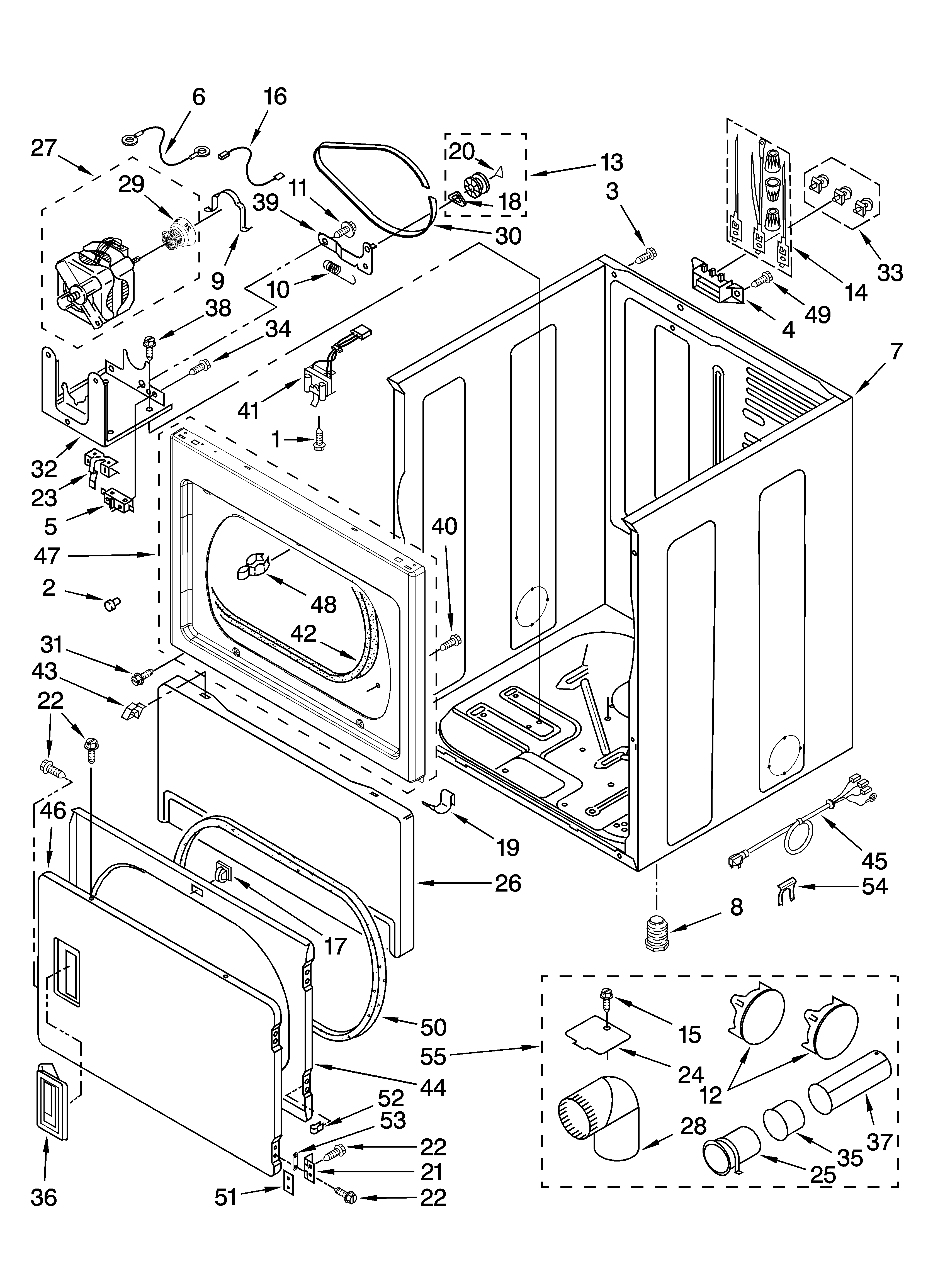 Cabinet parts