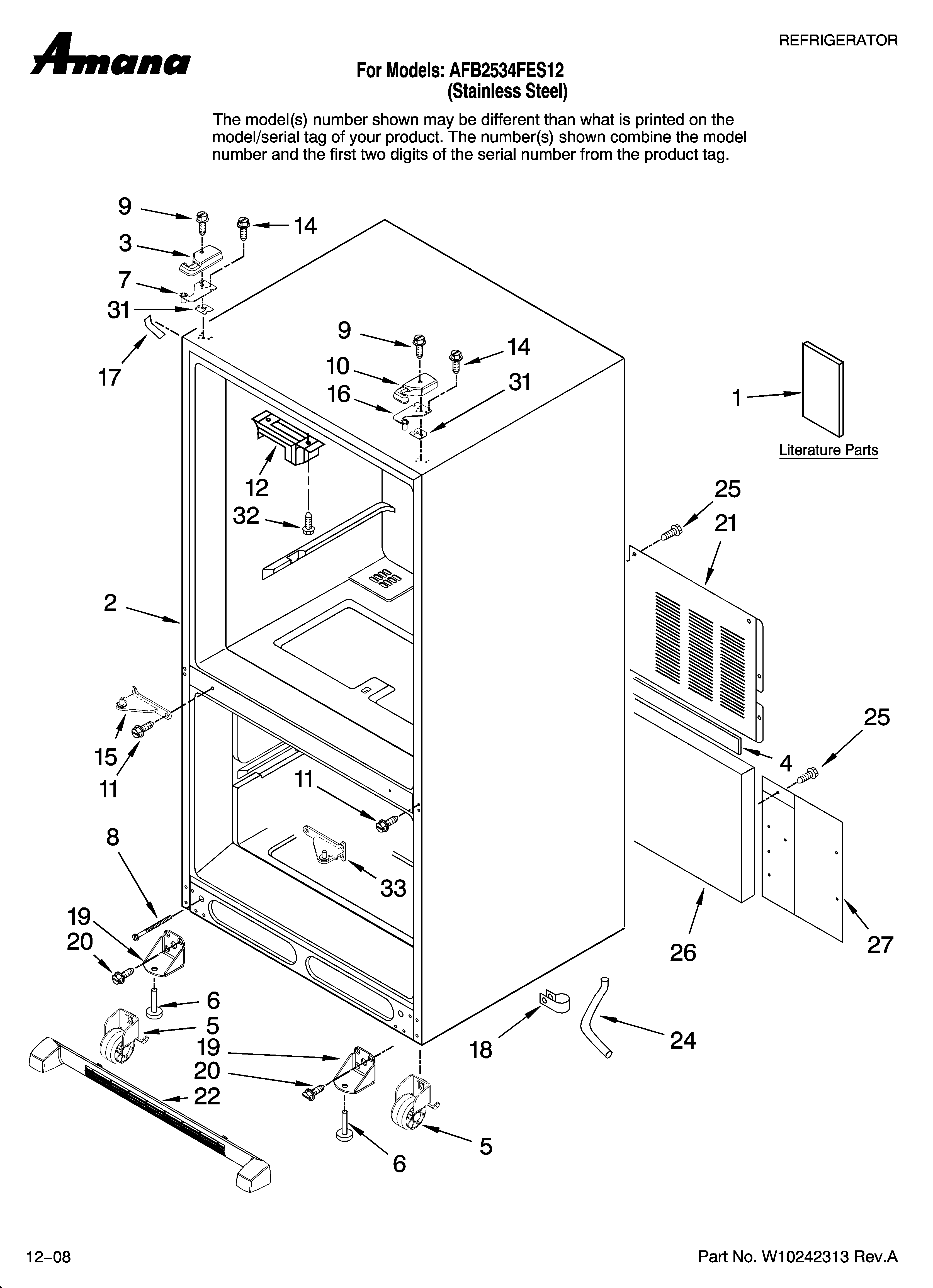 Cabinet parts