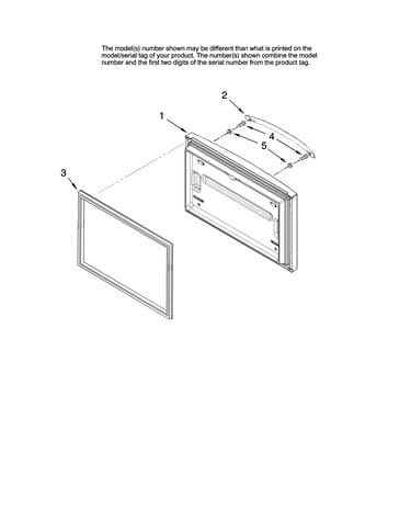 Freezer door parts