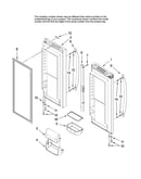 Refrigerator door parts