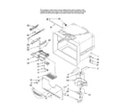 Amana AFD2535DEW14 freezer liner parts diagram