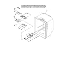 Amana AFF2534FEW11 refrigerator liner parts diagram