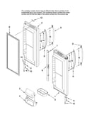 Refrigerator door parts