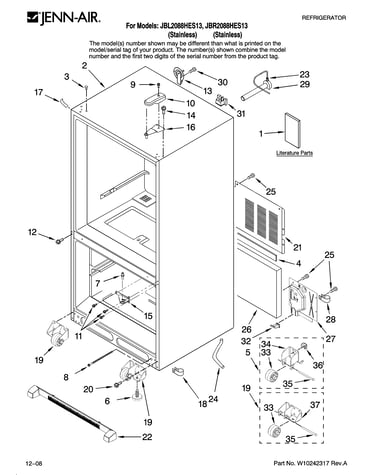 Cabinet parts