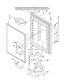 Refrigerator door parts
