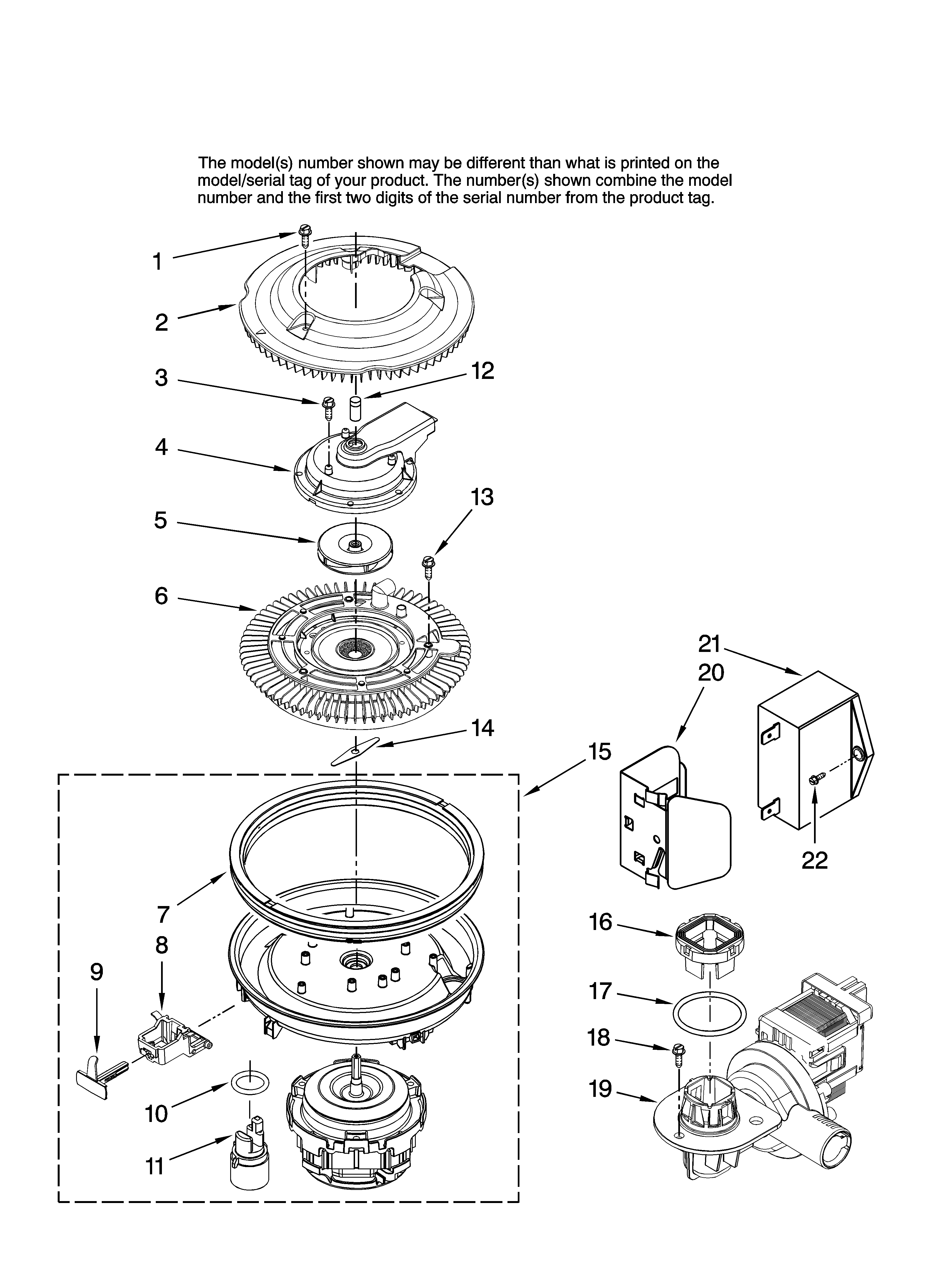 Pump and motor parts