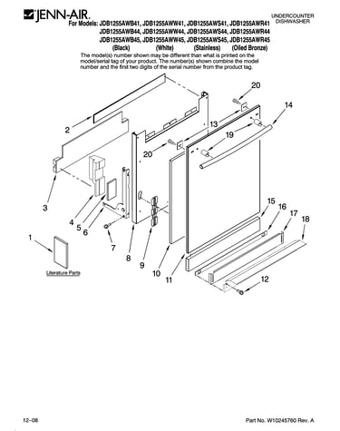 Door and panel parts