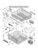 Upper and lower rack parts