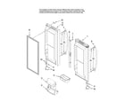 Jenn-Air JFC2070KRS12 refrigerator door parts diagram