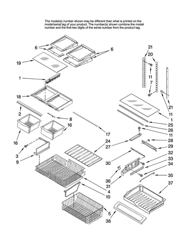 Shelf parts