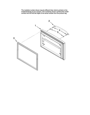 Freezer door parts, optional parts