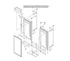 Jenn-Air JFC2089HEP13 refrigerator door parts diagram