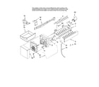 Jenn-Air JFC2089HPF12 icemaker parts, optional parts (not included) diagram