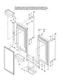 Refrigerator door parts