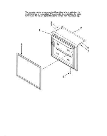 Freezer door parts