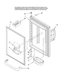 Refrigerator door parts