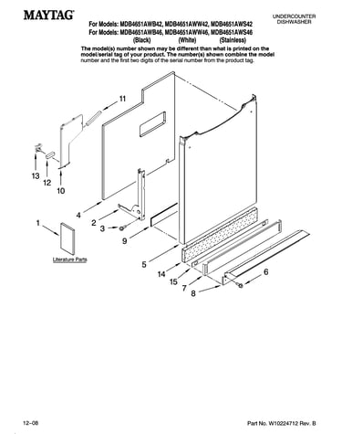 Door and panel parts