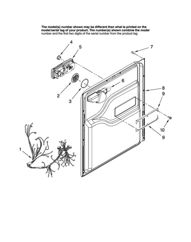 Door and latch parts