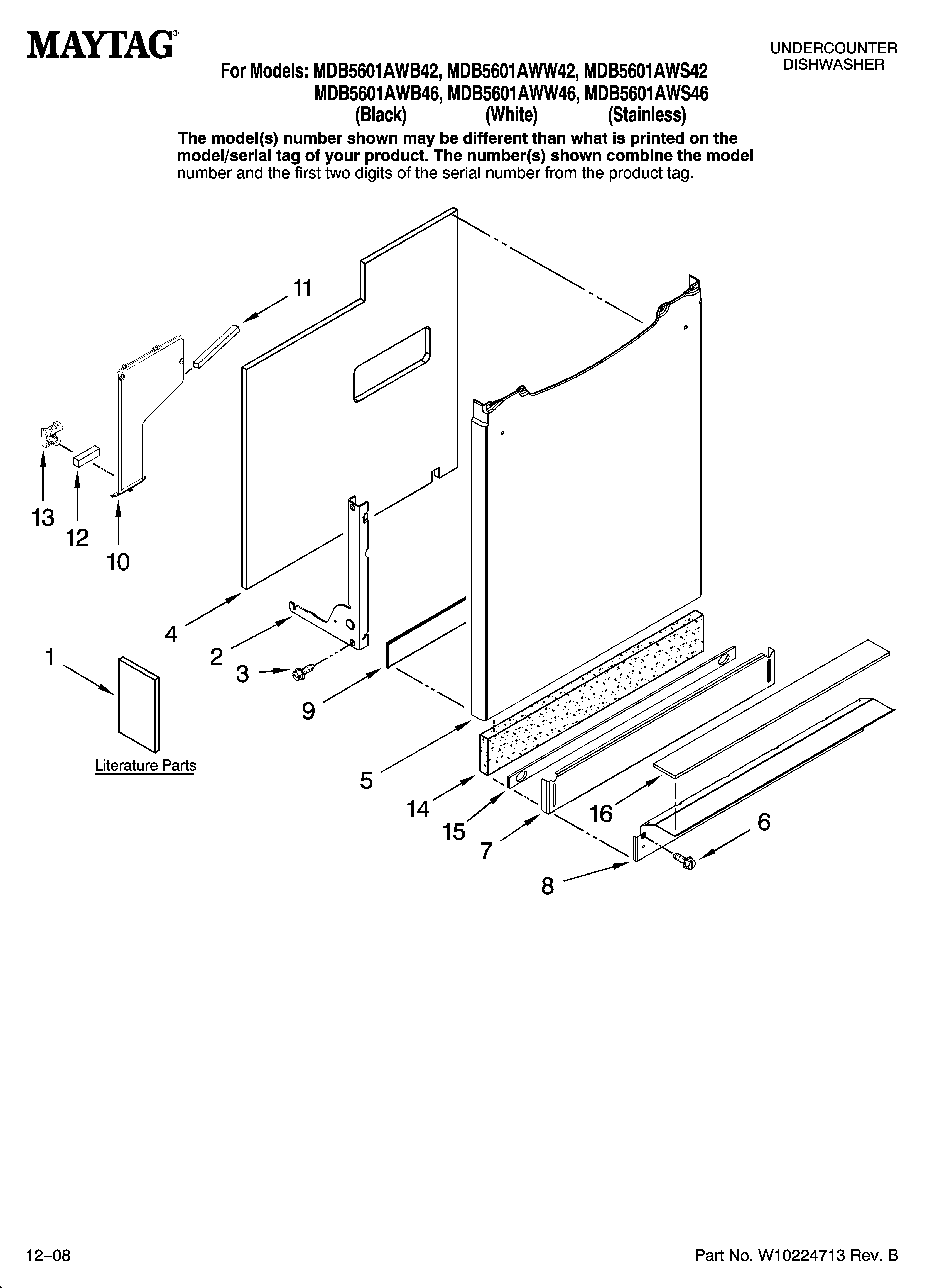 Door and panel parts