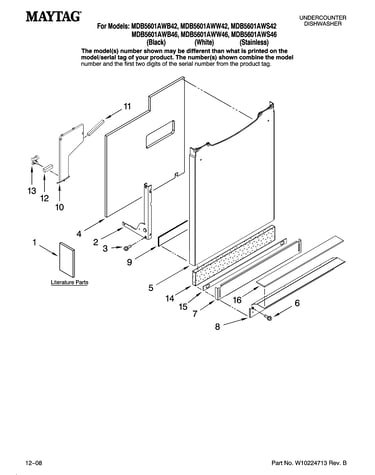 Door and panel parts
