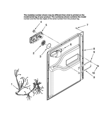 Door and latch parts