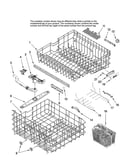 Upper and lower rack parts