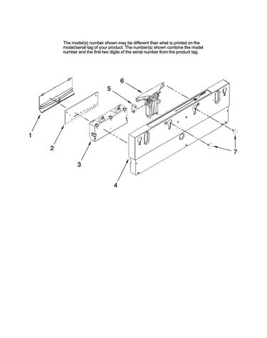 Control panel parts