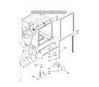 Maytag MDB8951BWS44 tub and frame parts diagram